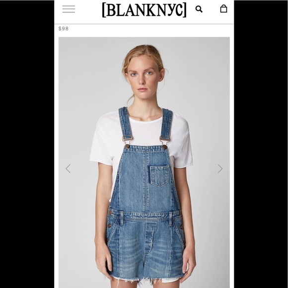 🌺 BLANK-NYC; BNWT Denim Kingpin Shortall; Sz. W32